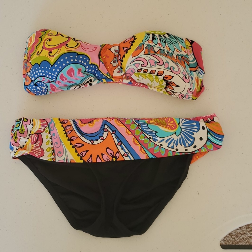 Ann Cole Bandau Bikini Set S